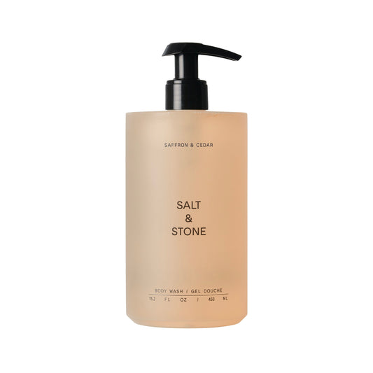 Salt & Stone Shower gel – Saffron & Cedar