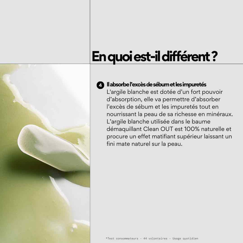 CLEAN OUT – Baume démaquillant