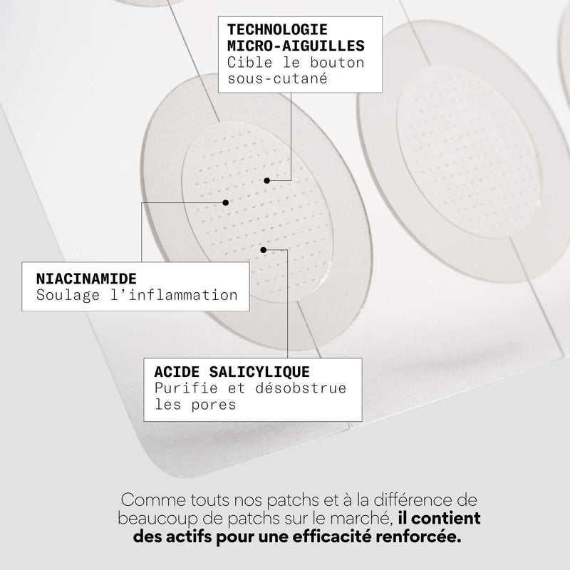 CLEAR OUT – Patchs boutons sous-cutanés micro-aiguilles