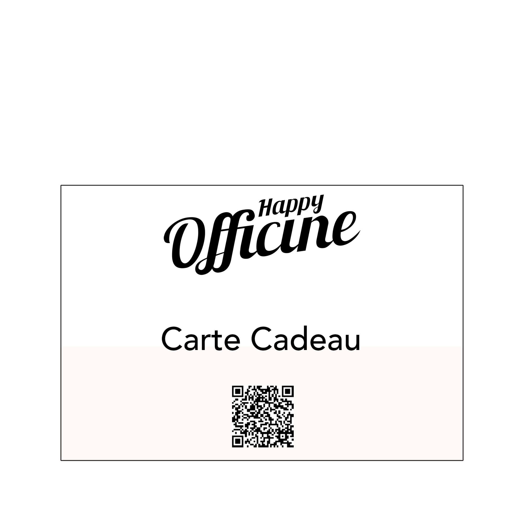 Carte-Cadeau Électronique Elektronische Geschenkkarte - Happy Officine