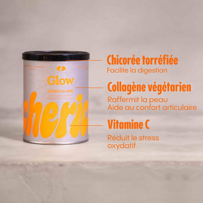 Chicorée & Collagène – GLOW (Éclat de la peau & Digestion)