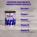 Chicorée, Électrolytes & Vitamines – HYDRATE (Hydratation & Énergie)