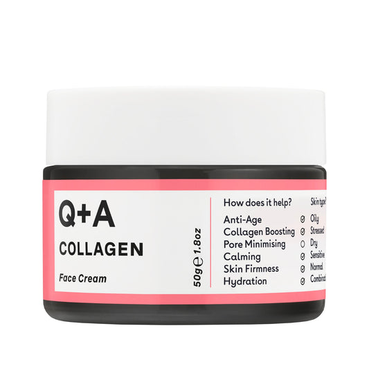 Q+A Crème visage anti-âge Collagène – Face cream