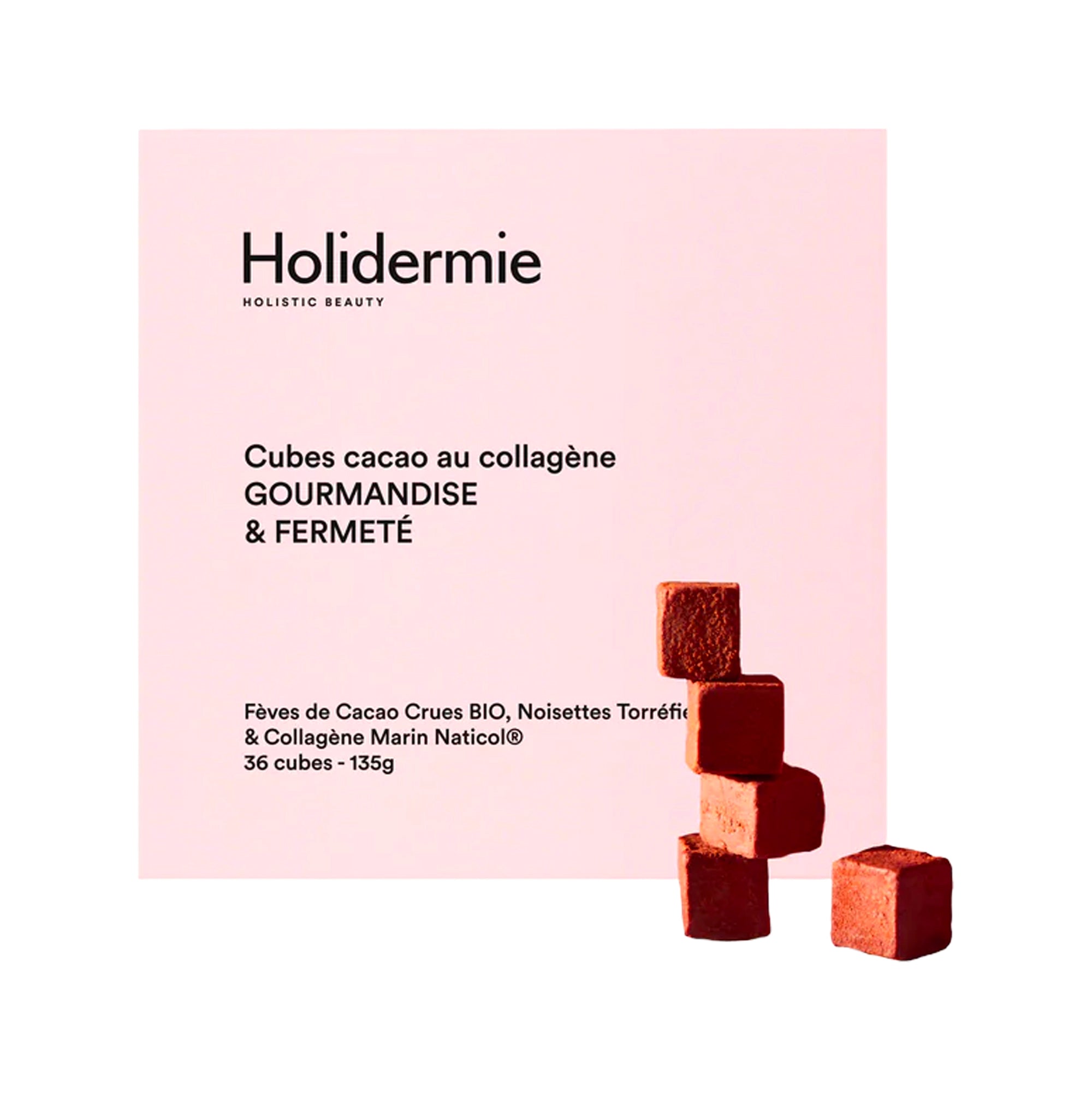 Cubes Cacao au Collagène Cubes Cacao au Collagène - Holidermie