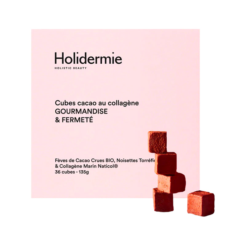 Cubes Cacao au Collagène Cubes Cacao au Collagène - Holidermie