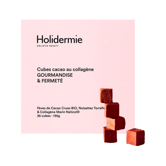 Holidermie Cubes Cacao au Collagène