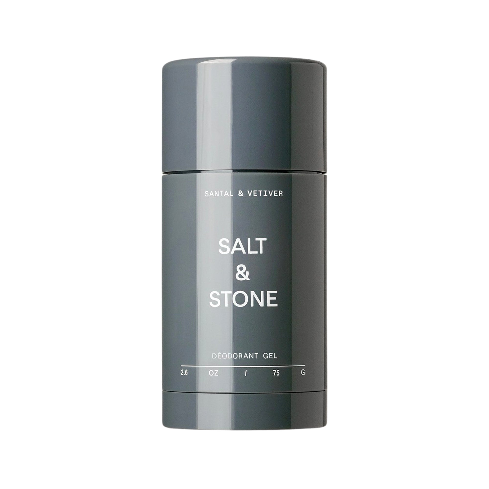 Déodorant gel peau sensible – Santal & Vétiver Sensitive skin gel deodorant – Sandalwood &amp; Vetiver - Salt & Stone