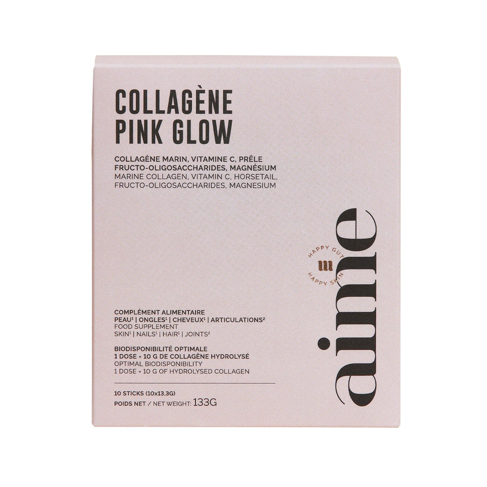 (Echantillon) Pink Glow – Poudre collagène Myrtille