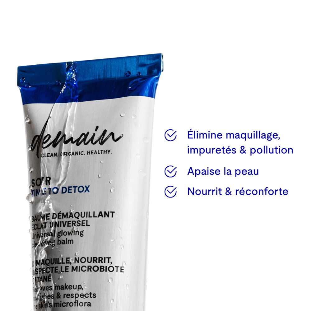 (Echantillon) Time to detox – Baume démaquillant éclat universel