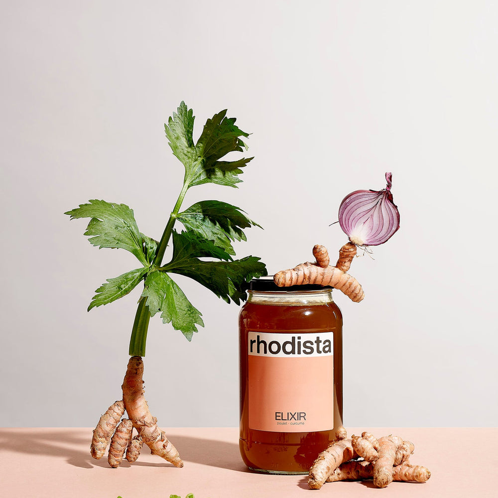 Élixir curcuma – Bouillon collagène poulet