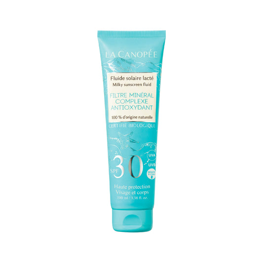 La Canopée Fluide Solaire Lacté SPF30 – Visage & Corps