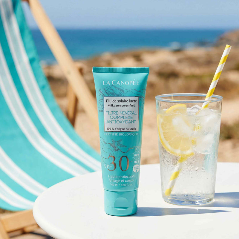 Fluide Solaire Lacté SPF30 – Visage & Corps