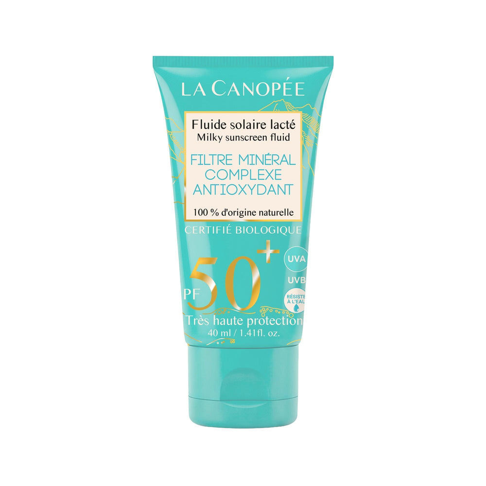 Fluide Solaire Lacté SPF50+ – Visage & Corps
