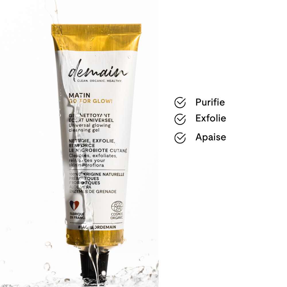 Go for glow – Gel nettoyant exfoliant éclat universel