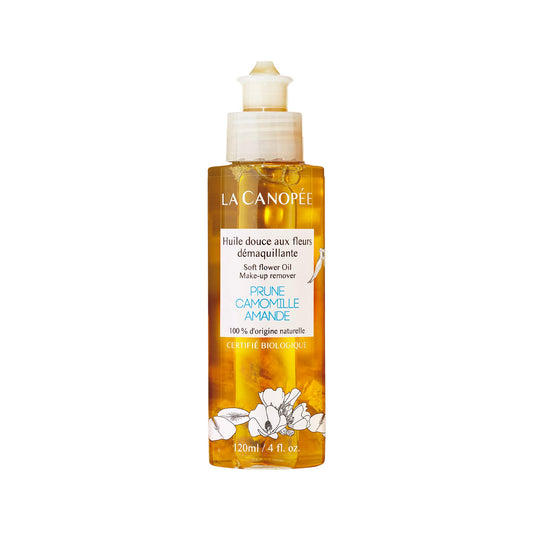 La Canopée Soft oil with make-up remover flowers