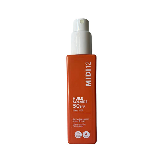 Midi 12 Huile solaire SPF50 Visage & Corps