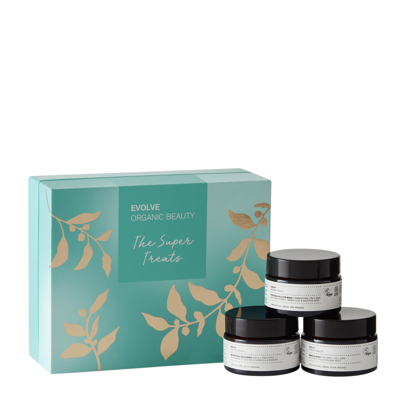 Indisponible - Coffret masques visage The Super Treats Indisponible - Coffret masques visage The Super Treats - Evolve Beauty