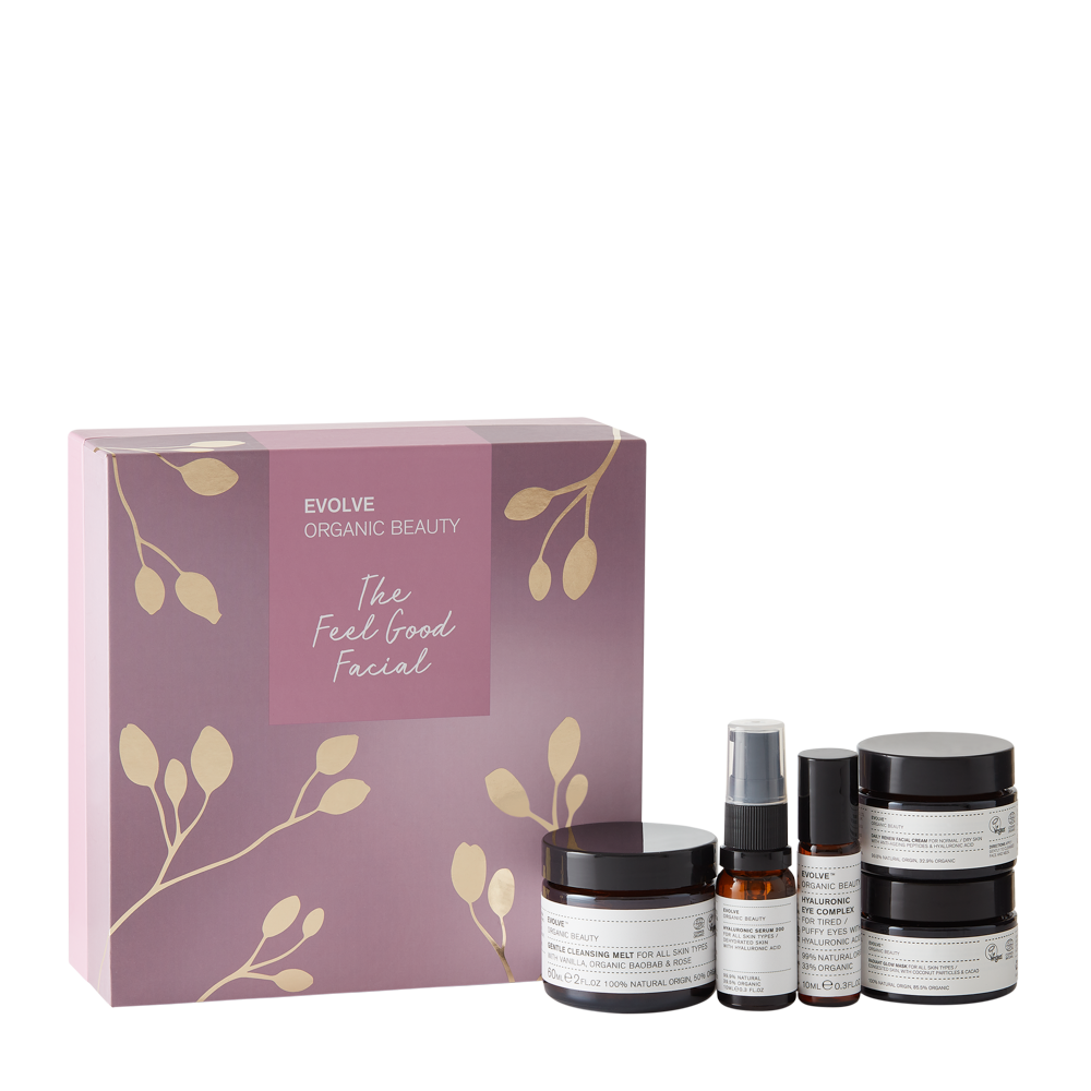 Indisponible - Coffret soins visage The Feel Good Facial Indisponible - Coffret soins visage The Feel Good Facial - Evolve Beauty