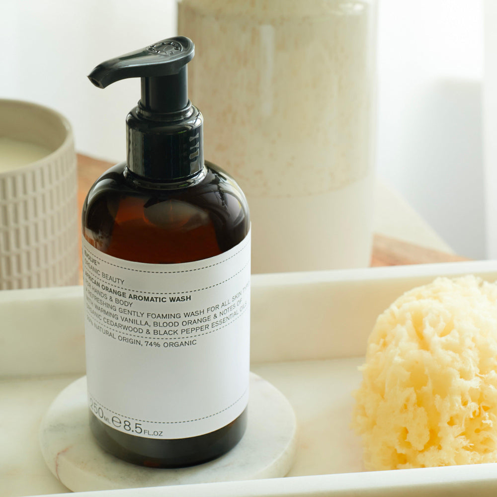 Indisponible - Gel douche bio orange sanguine African Orange Aromatic Hand & Body Wash