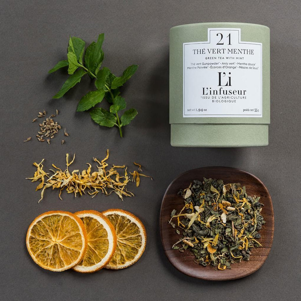 Indisponible - Thé Vert N°21 Menthe Bio