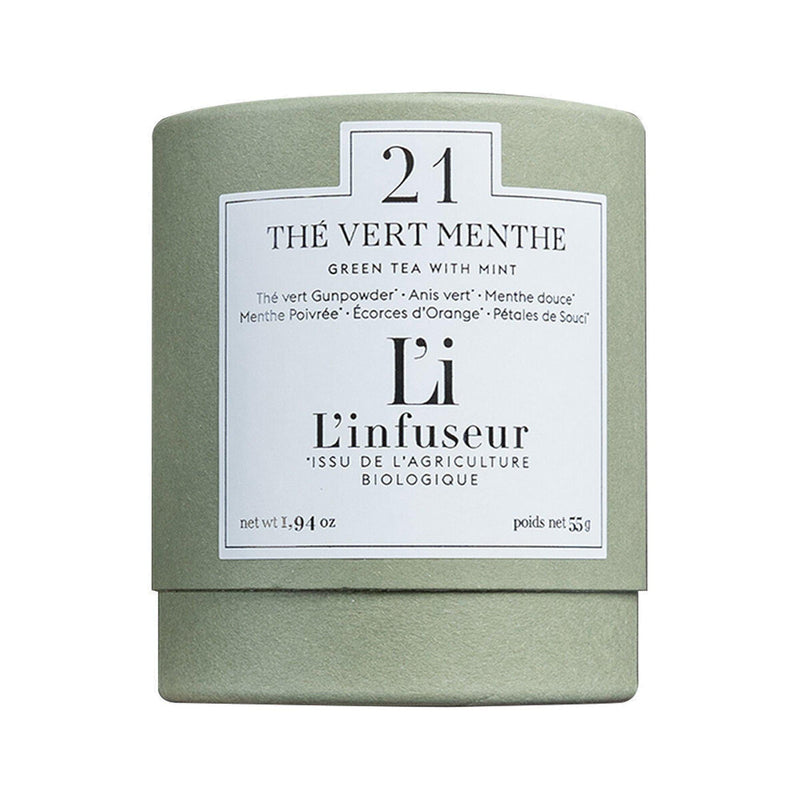 Indisponible - Thé Vert N°21 Menthe Bio Nicht verfügbar – Grüner Tee Nr. 21 Minze Bio - L'infuseur