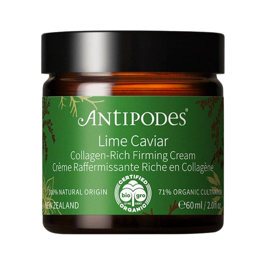 Antipodes Lime Caviar firming cream rich in Collagen