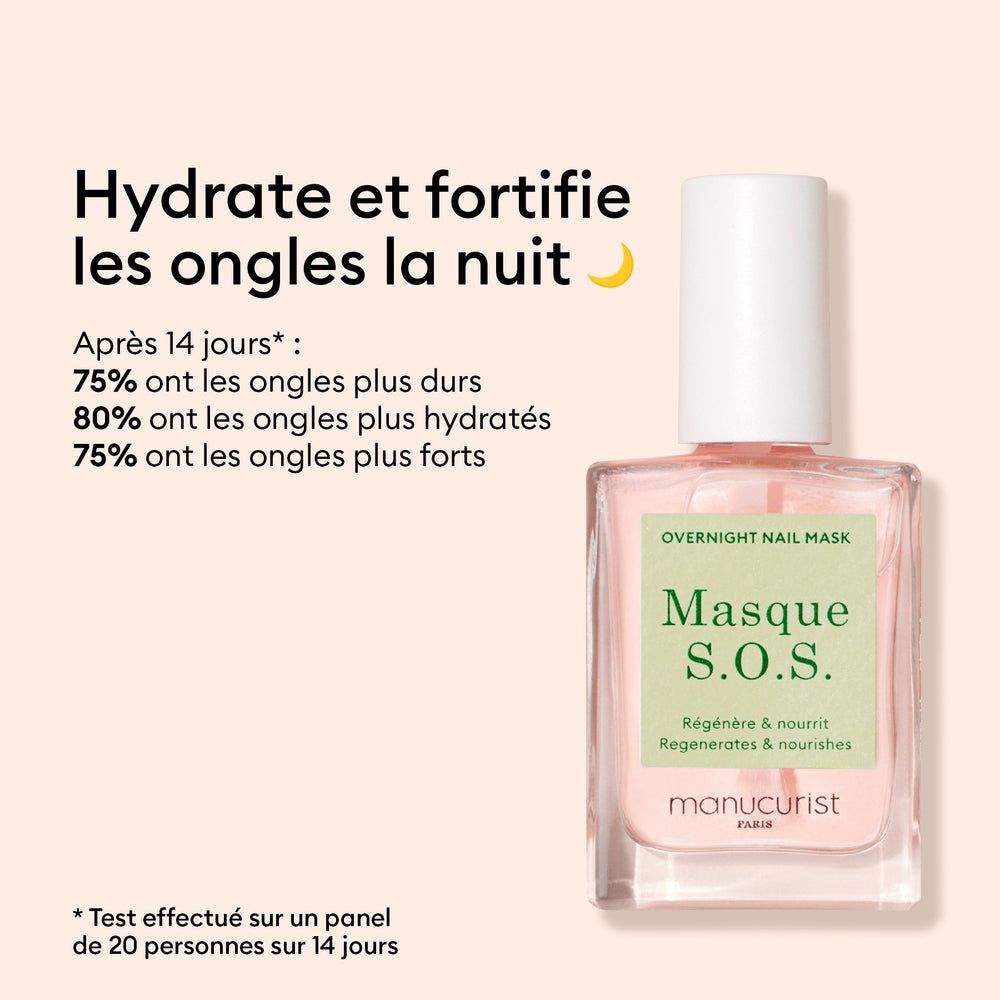 Masque S.O.S. – Masque de nuit pour les ongles