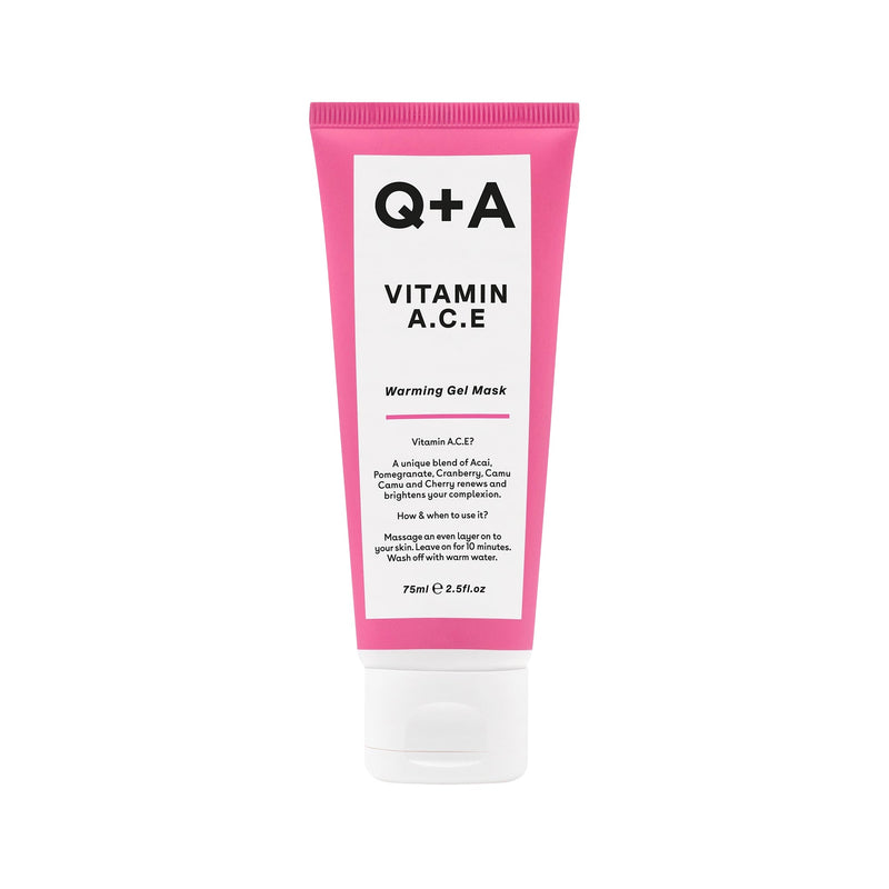 Masque visage chauffant – Vitamin A.C.E warming gel mask Heating face mask – Vitamin ACE warming gel mask - Q+A