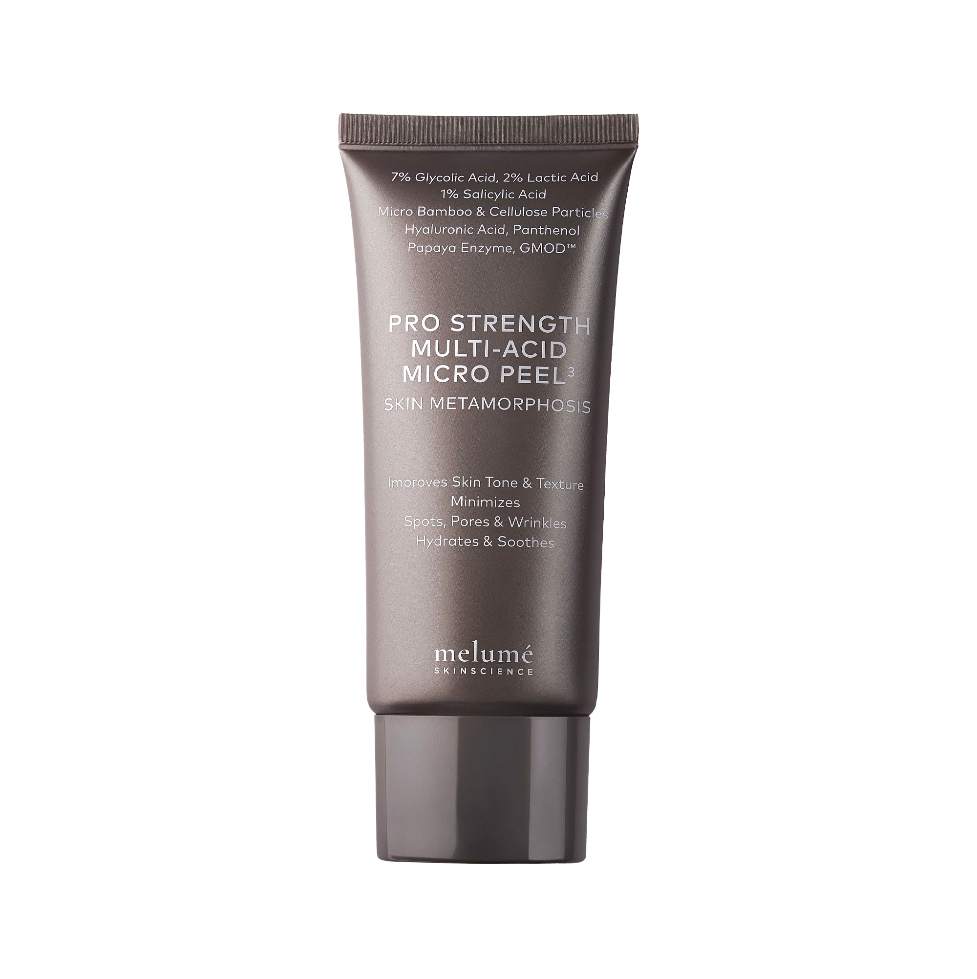 Melume Pro Strength Multi-Acid Micro Peel³ – Gommage effet peeling Offert : Mini Pro Strength Mult-Acid Micro Peel (20ml) - Melumé