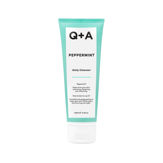 Q+A Nettoyant quotidien menthe poivrée – Peppermint daily cleanser
