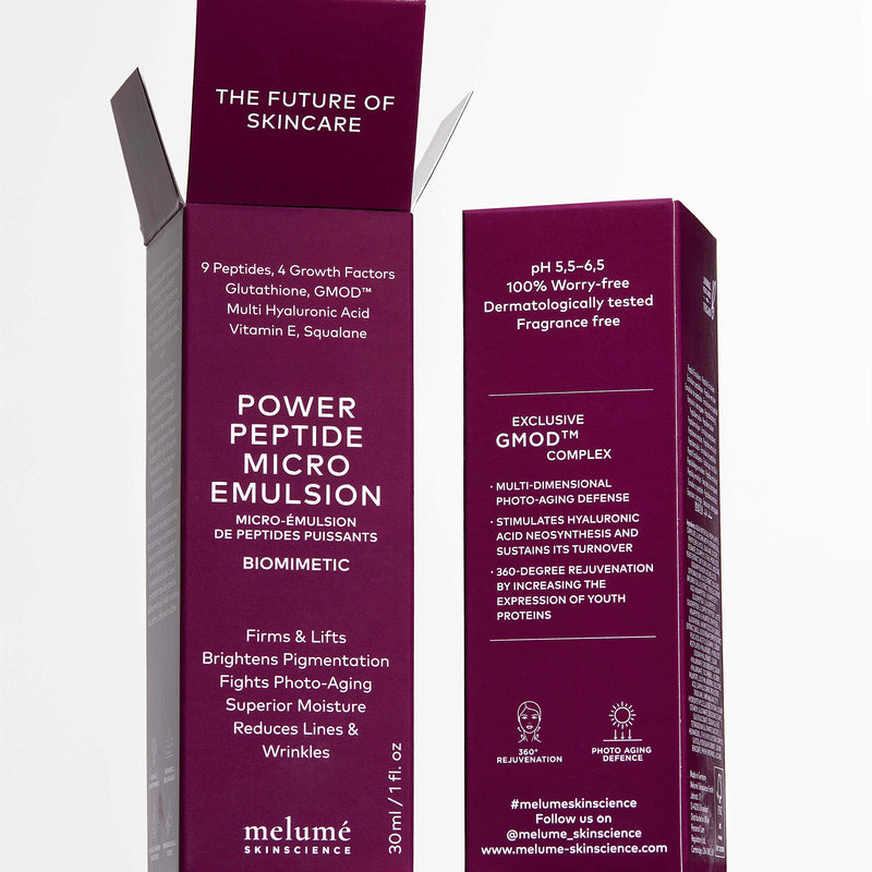 Power Peptide Micro Emulsion – Crème anti-âge aux peptides