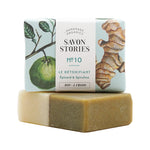 Savon N°10 Le Détoxifiant Épinard Spiruline Soap N°10 Detoxifying Spinach Spirulina - Savon Stories