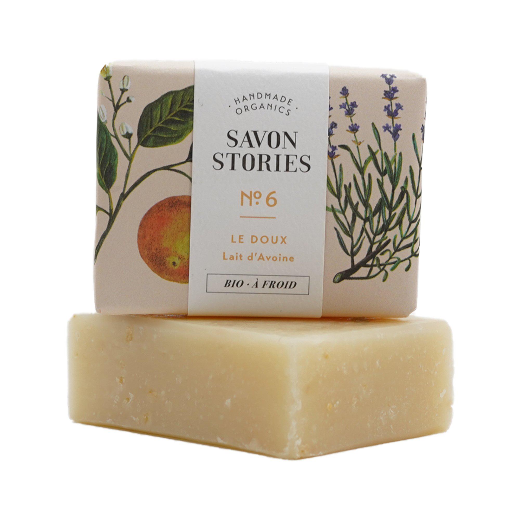 Savon N°6 Le Doux Lait d’Avoine Savon N°6 Le Doux Lait d’Avoine - Savon Stories