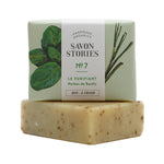 Savon N°7 Le Purifiant Herbes de Basilic Soap N°7 Purifying Basil Herbs - Savon Stories
