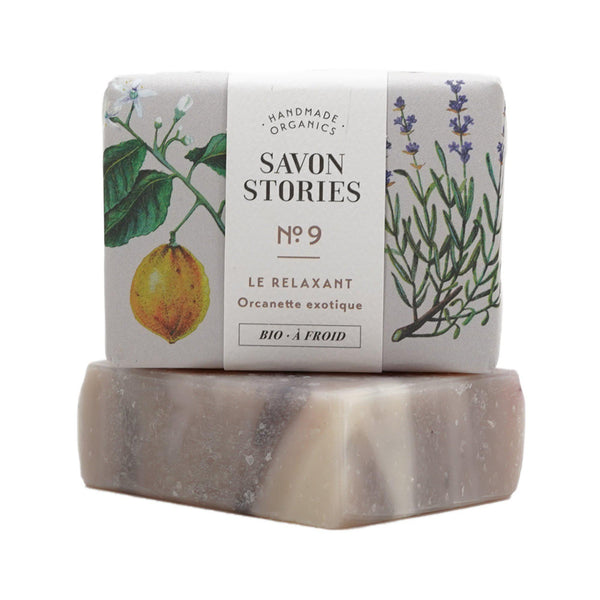 Savon N°9 Le Relaxant Orcanette Exotique Soap N°9 The Exotic Alkanet Relaxer - Savon Stories