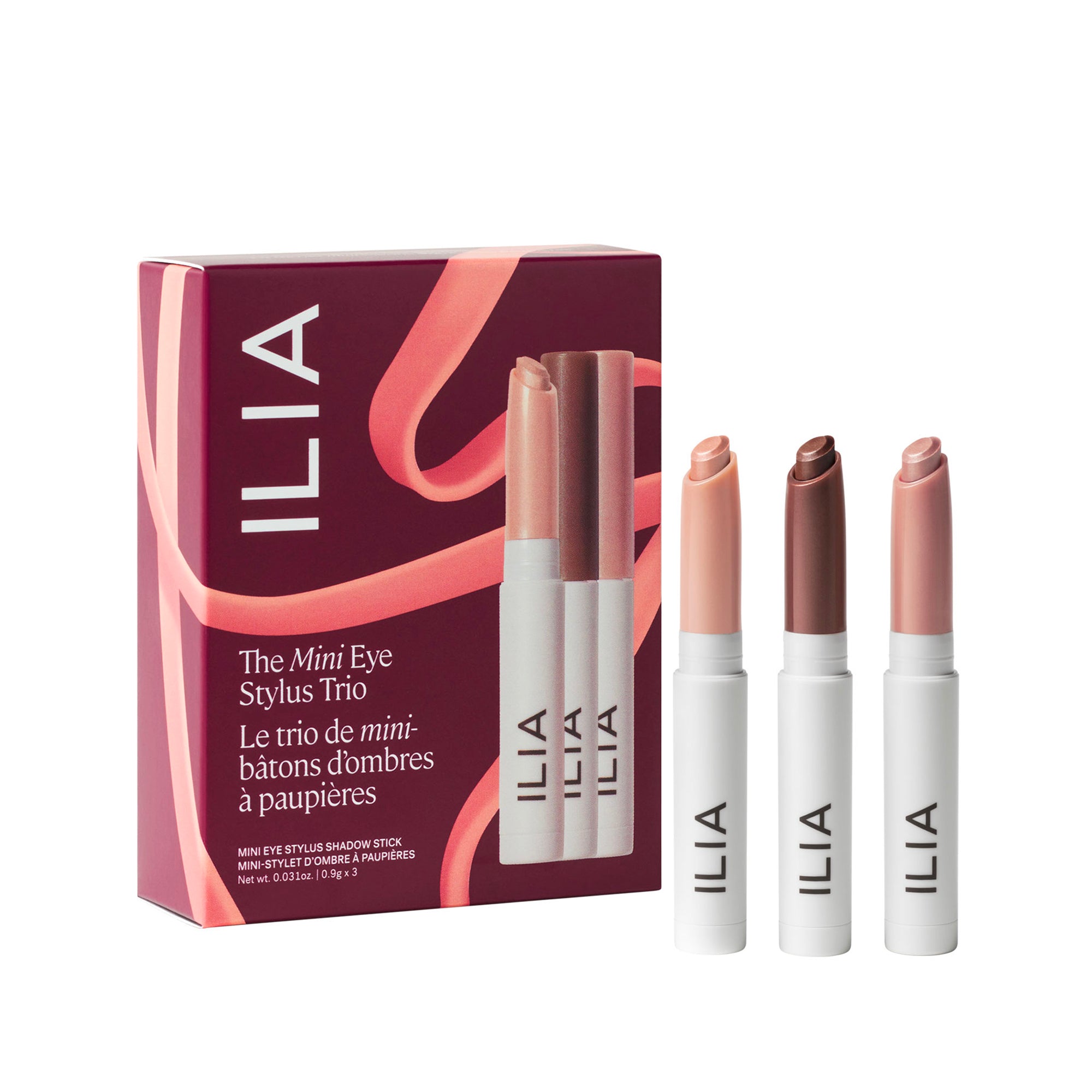 The Mini Eye Stylus Trio – Trio de mini fards à paupières stick The Mini Eye Stylus Trio – Trio de mini fards à paupières stick - Ilia Beauty