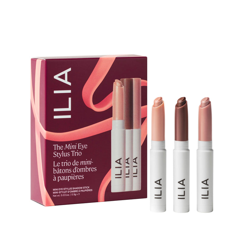 The Mini Eye Stylus Trio – Trio de mini fards à paupières stick The Mini Eye Stylus Trio – Trio de mini fards à paupières stick - Ilia Beauty