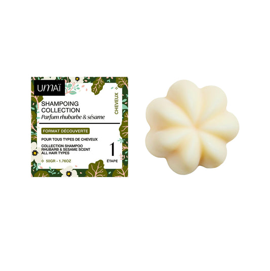 Umaï Shampoing collection – Parfum Rhubarbe & Sésame