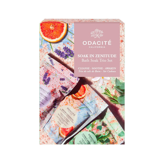 Odacité Coffret sels de bain bio Soak in Zenitude