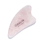 Crystal Contour Gua Sha Quartz Rose Kristallkontur Gua Sha Rosenquarz - Odacité
