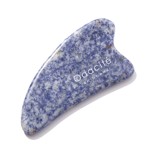 Odacité Crystal Contour Gua Sha Blue Sodalite