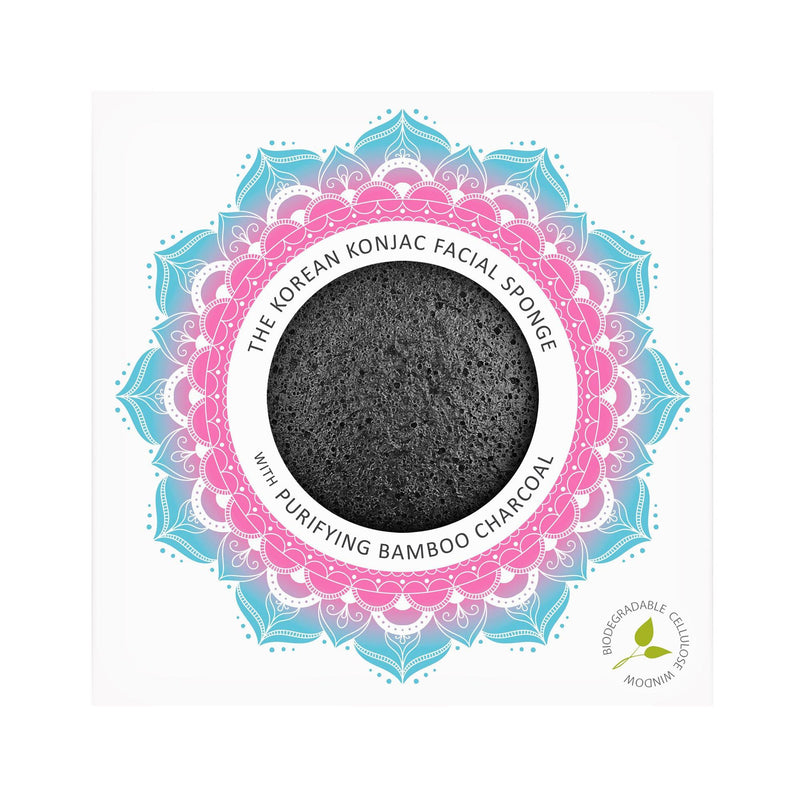 Éponge Konjac Charbon de Bambou Bamboo Charcoal Konjac Sponge - Konjac Sponge Co