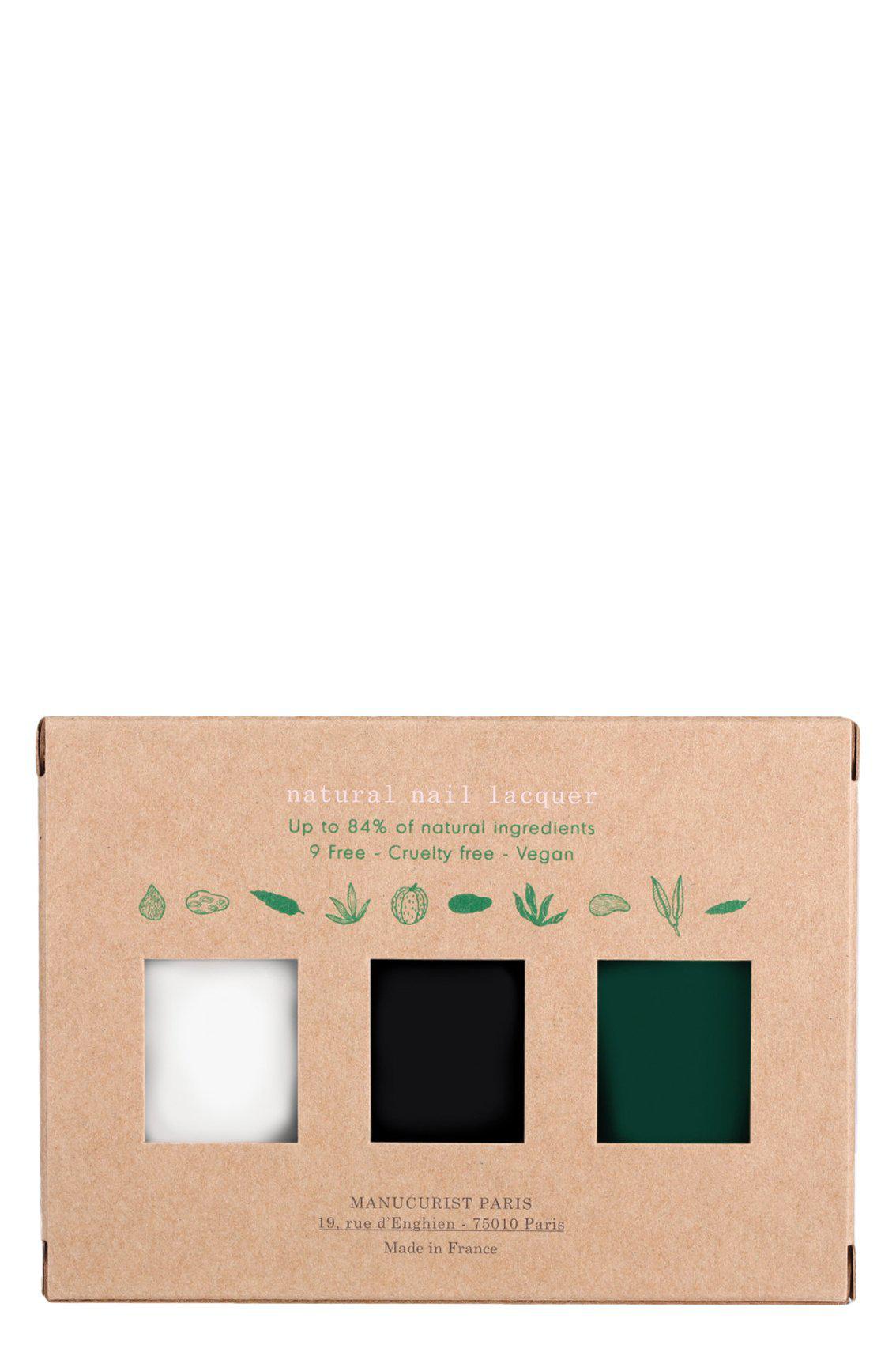 Indisponible : Coffret Vernis à Ongles Green Trio Automne Hiver Nicht verfügbar: Fall Winter Green Trio Nagellack-Set - Manucurist
