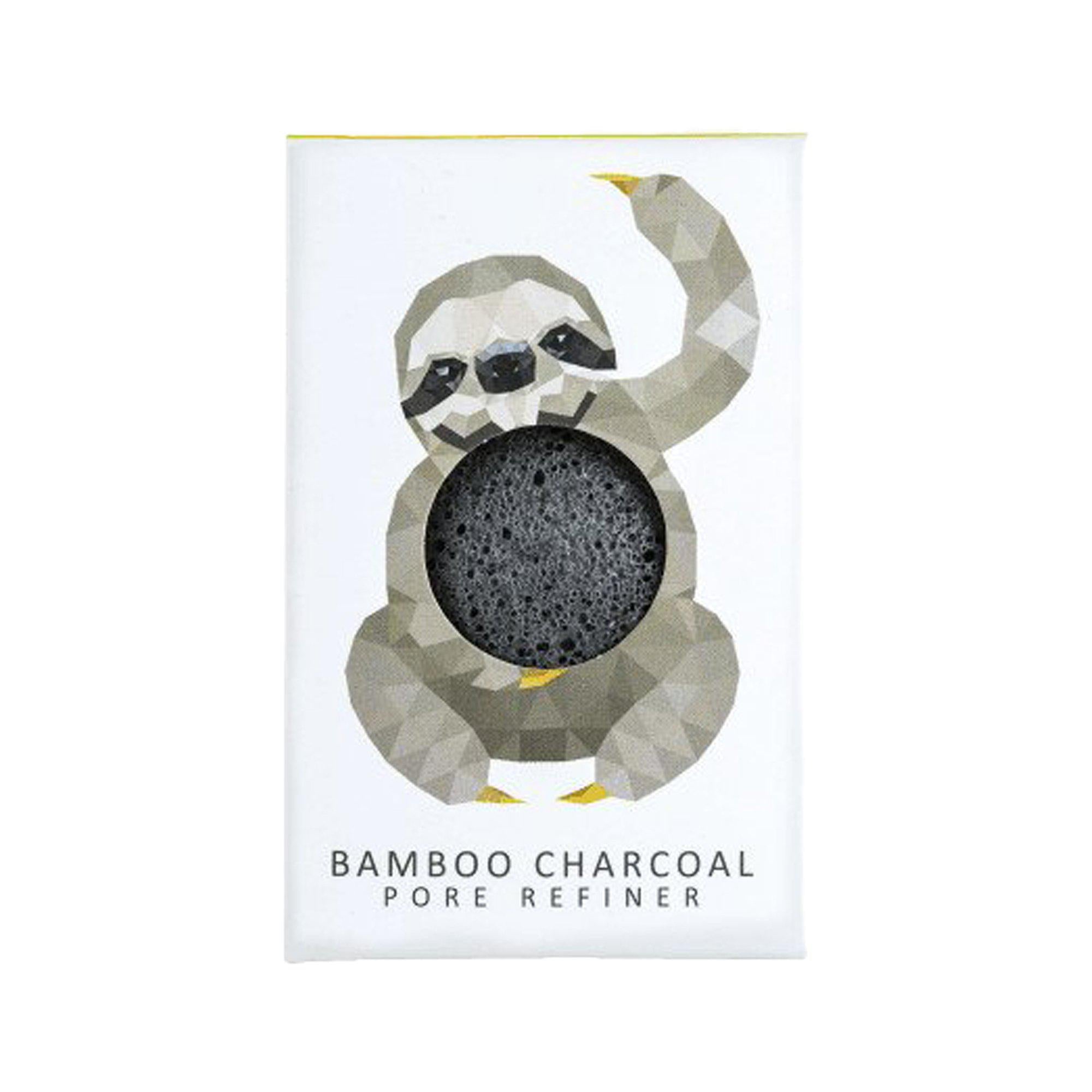 Indisponible - Éponge Konjac Rainforest Sloth Bambou & Charbon Unavailable - Konjac Rainforest Sloth Bamboo &amp; Charcoal Sponge - Konjac Sponge Co