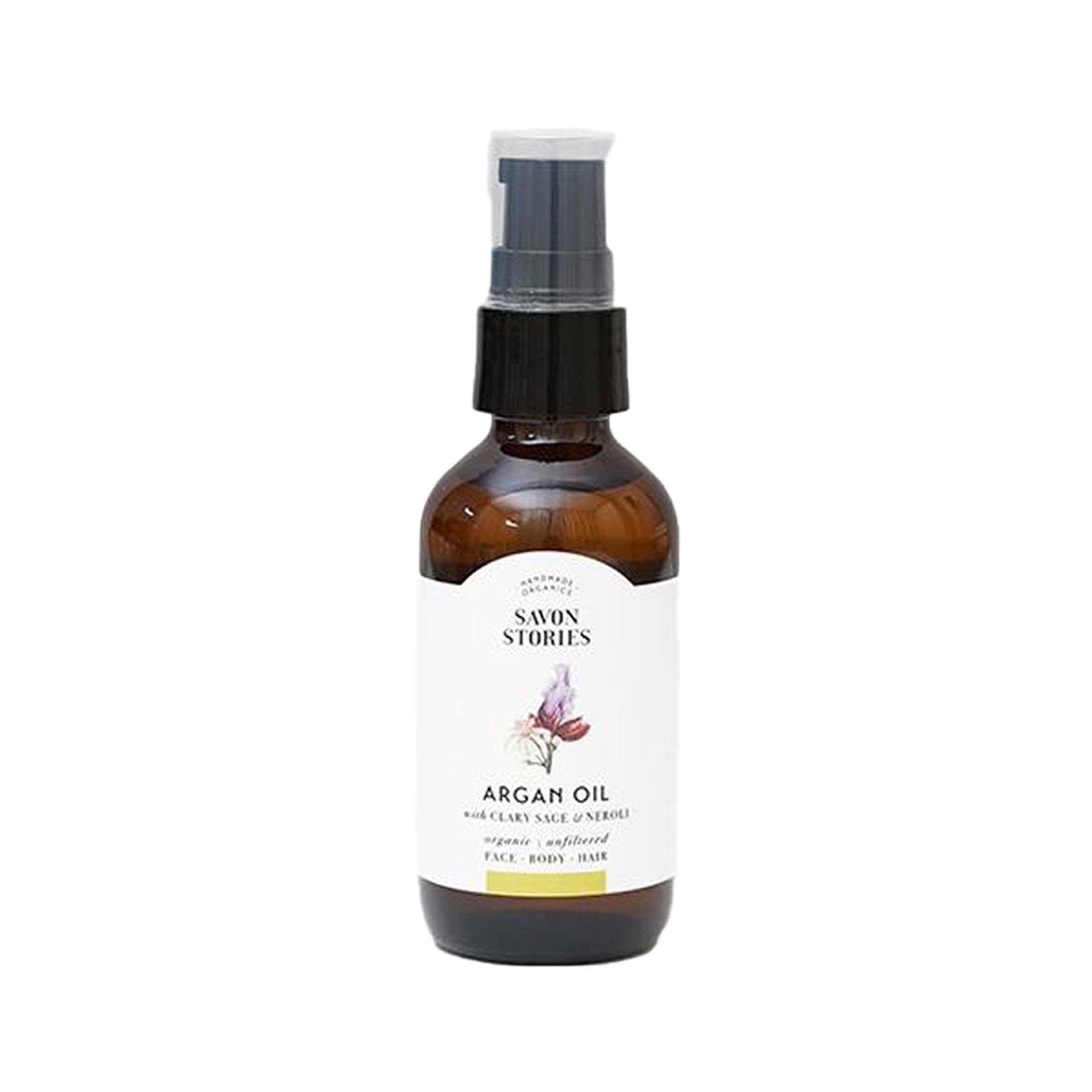 Indisponible - Huile d’Argan Sauge Sclarée et Néroli Nicht verfügbar - Muskatellersalbei und Neroli-Arganöl - Savon Stories
