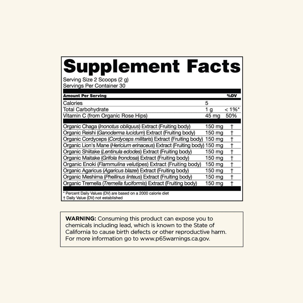 Indisponible - Mélange Immunité Defend Mushroom Blend Mix