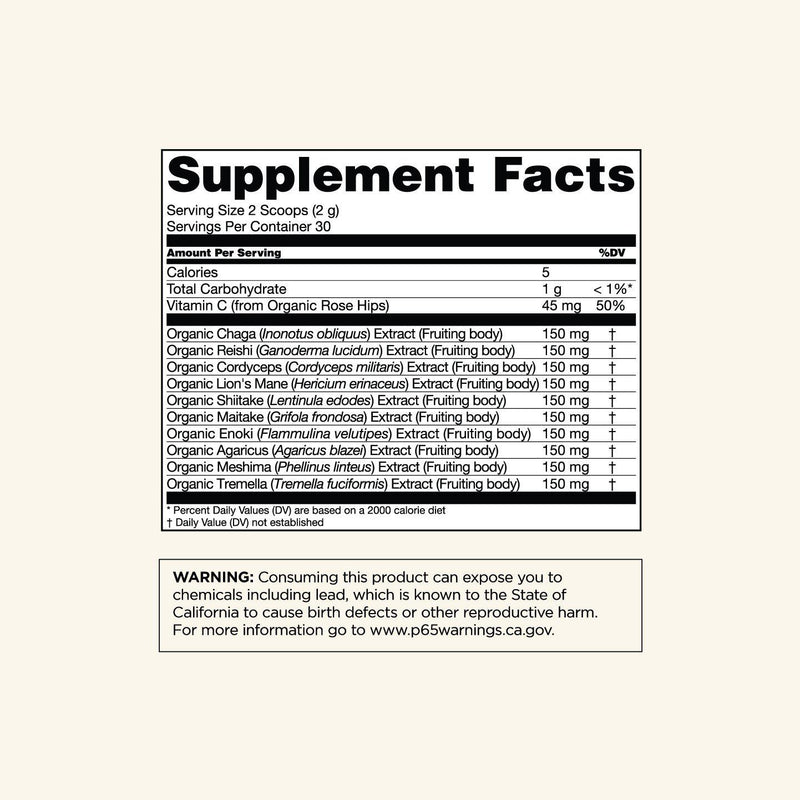 Indisponible - Mélange Immunité Defend Mushroom Blend Mix