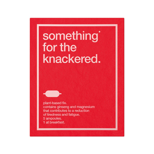 Indisponible : Something for the knackered Unavailable: Something for the knackered - Biocol Labs