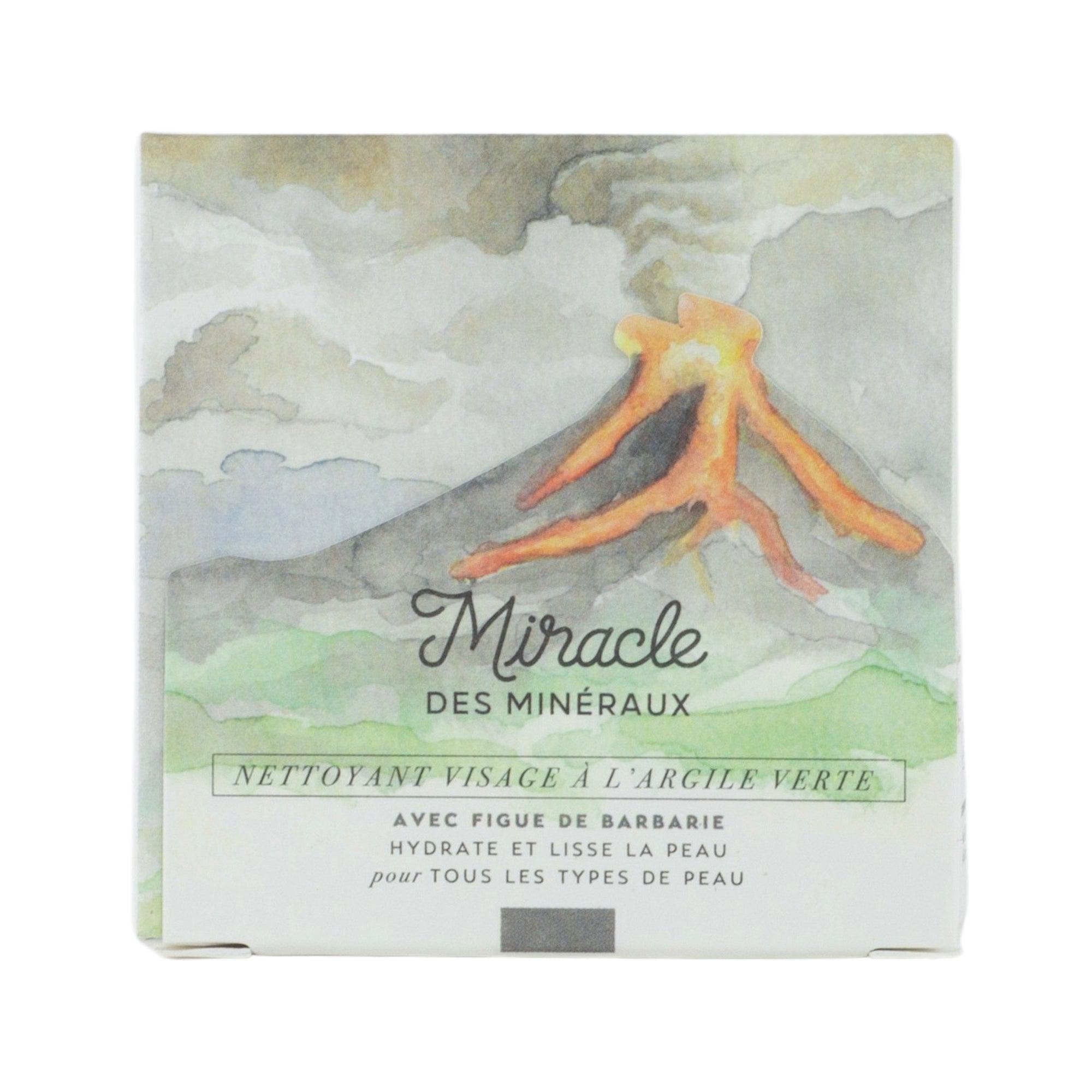 Nettoyant visage argile verte – Miracle des Minéraux Green clay facial cleanser – Miracle of Minerals - Savon Stories