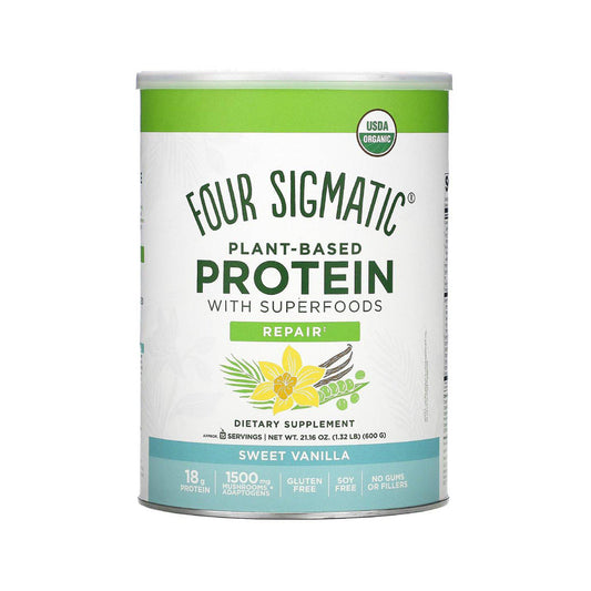 Four Sigmatic Proteinpulver auf pflanzlicher Basis